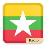 myanmar radio fm android application logo